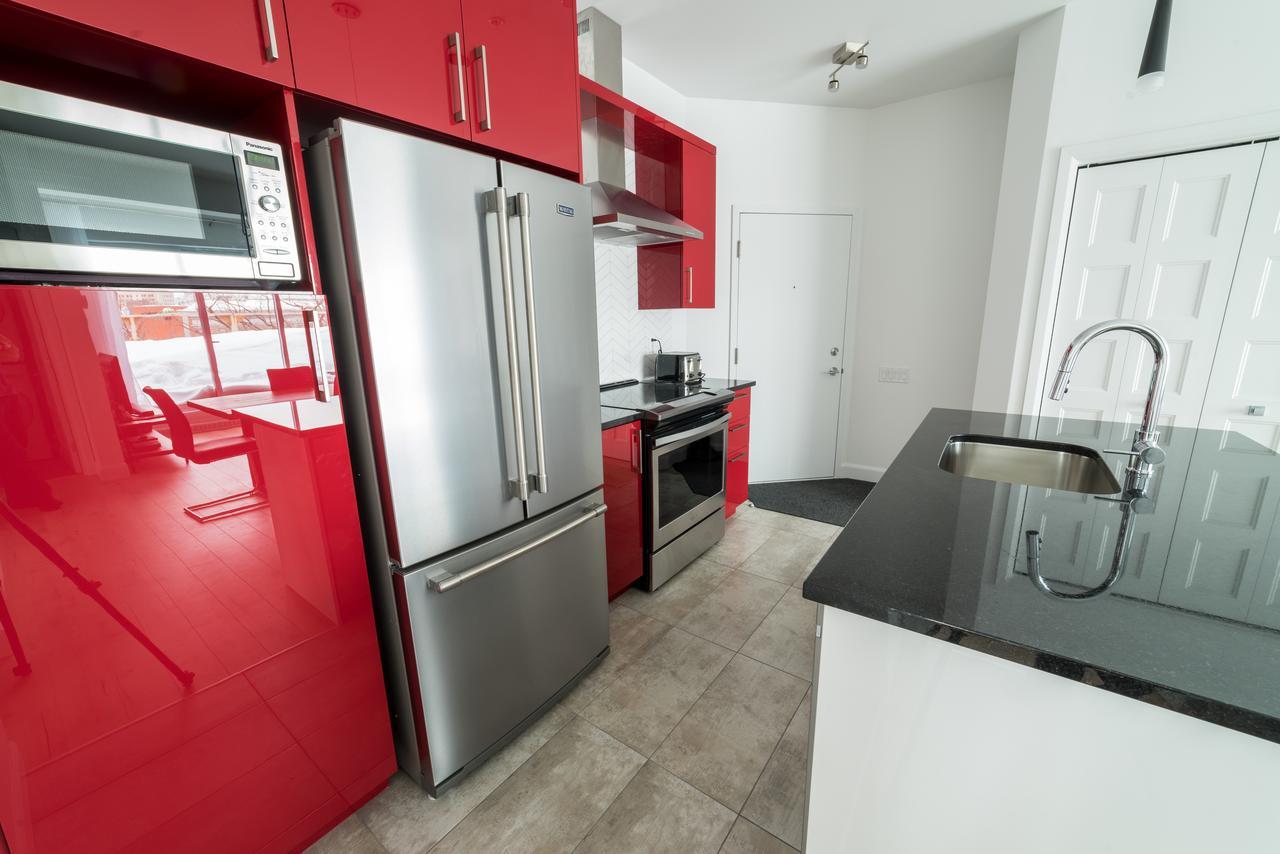 Appartement Aux Havres Urbains - Le Penthouse du Kameleon à Ville de Québec Extérieur photo