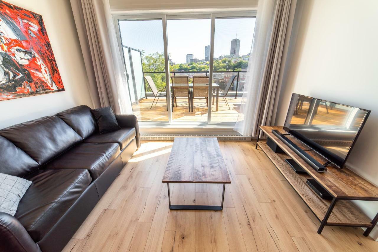 Appartement Aux Havres Urbains - Le Penthouse du Kameleon à Ville de Québec Extérieur photo