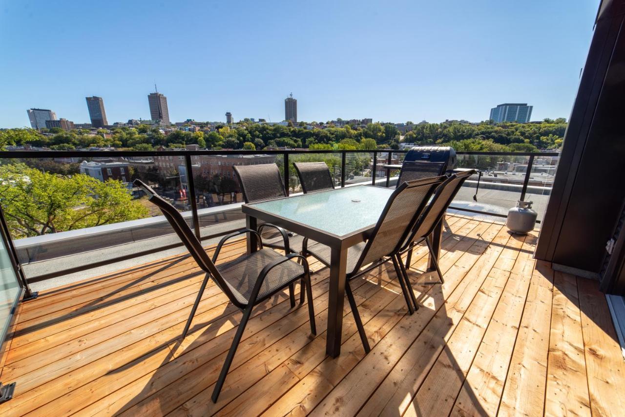 Appartement Aux Havres Urbains - Le Penthouse du Kameleon à Ville de Québec Extérieur photo